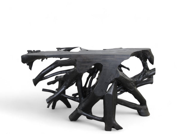 Naturel Teak Root Console Table - Dyag East