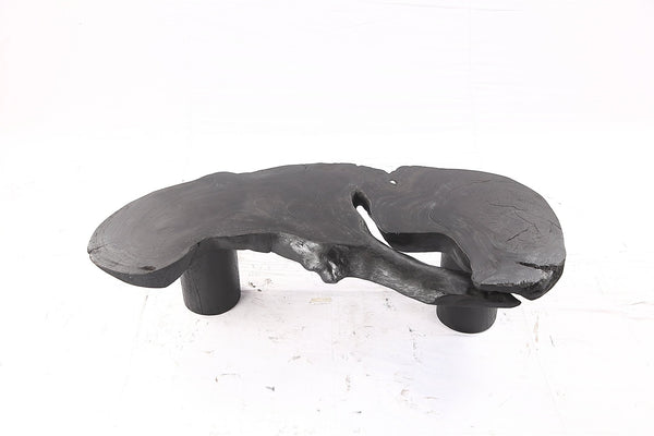 One Slab Free Form Black Coffee Table - Dyag East