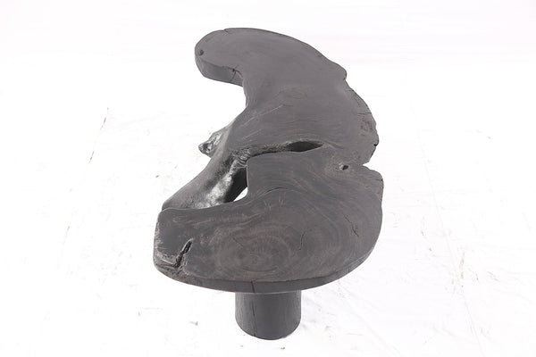 One Slab Free Form Black Coffee Table - Dyag East