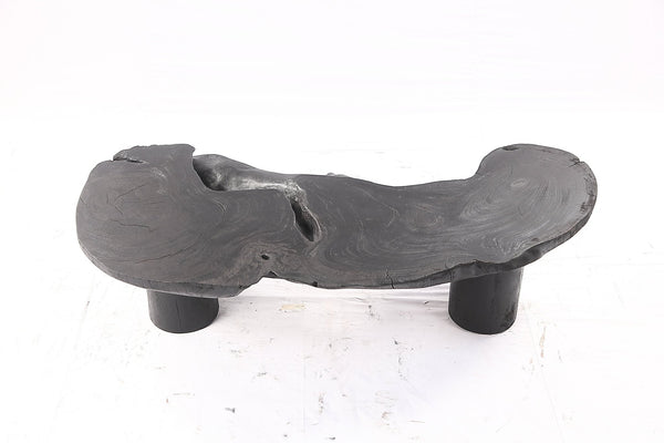 One Slab Free Form Black Coffee Table - Dyag East