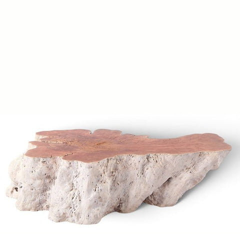 Organic Lychee Block Coffee Table W1 - Dyag East