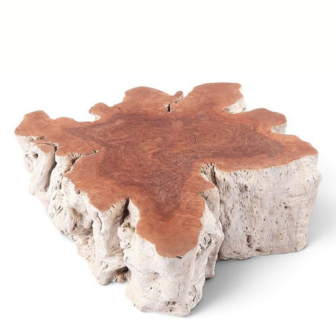 Organic Lychee Block Coffee Table W2 - Dyag East