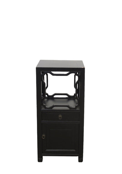 Pair Antique Chinese Accent Table or Night Nightstand - Dyag East