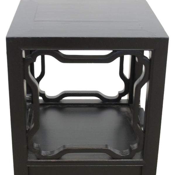 Pair Antique Chinese Accent Table or Night Nightstand - Dyag East
