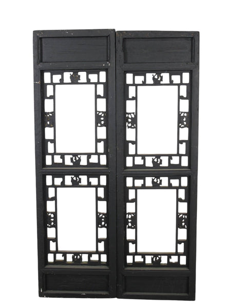 Pair Antique Gilded Screen Panels - Dyag East