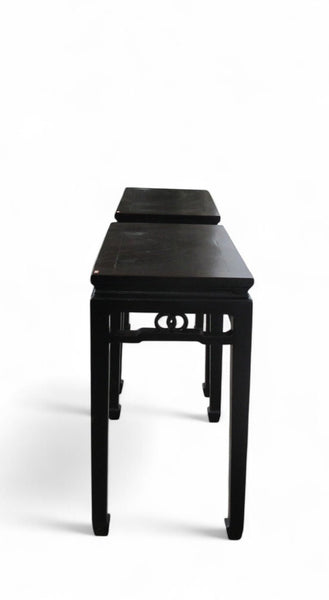 Pair Early 19 Century Antique Chinese Console Table - Dyag East