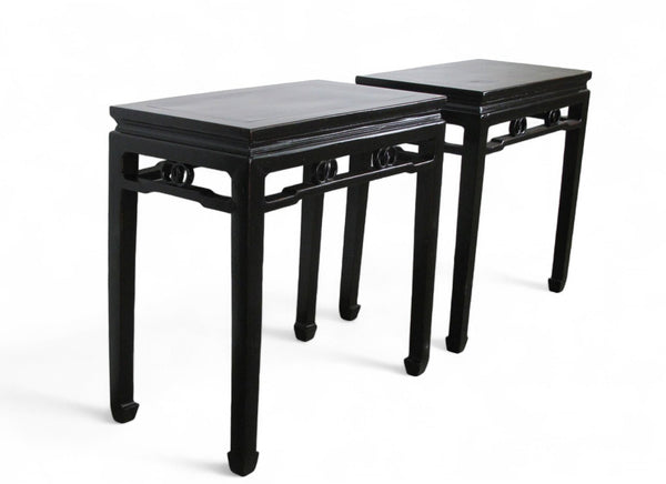 Pair Early 19 Century Antique Chinese Console Table - Dyag East