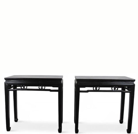 Pair Early 19 Century Antique Chinese Console Table - Dyag East