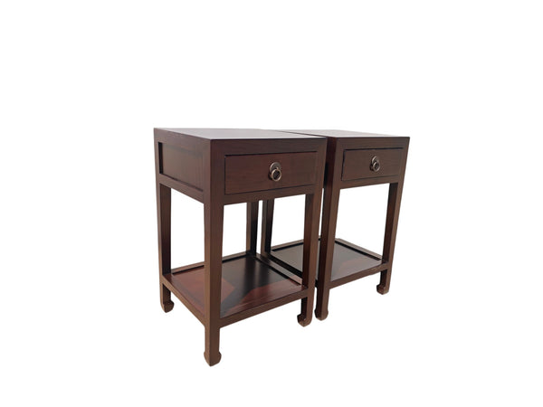 Pair of Chinese Single-Drawer Side Tables - Dyag East