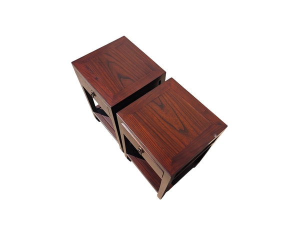 Pair of Chinese Single-Drawer Side Tables - Dyag East