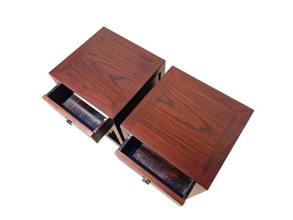 Pair of Chinese Single-Drawer Side Tables - Dyag East