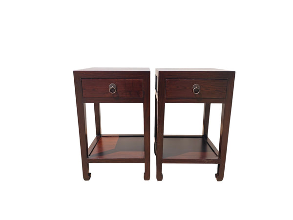 Pair of Chinese Single-Drawer Side Tables - Dyag East
