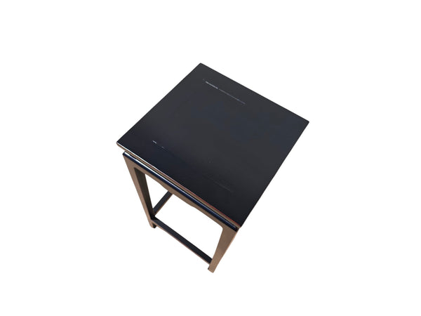 Pair of Elm Wood Side Tables - Dyag East