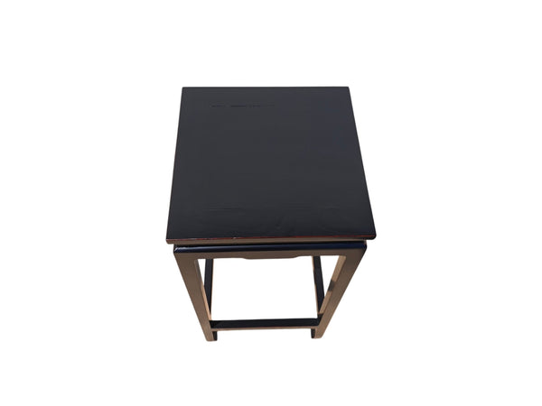 Pair of Elm Wood Side Tables - Dyag East