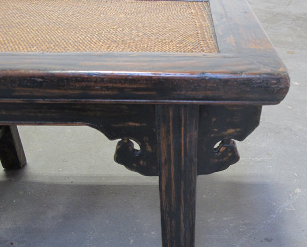 Pair of Rattan Top Side Tables - Dyag East