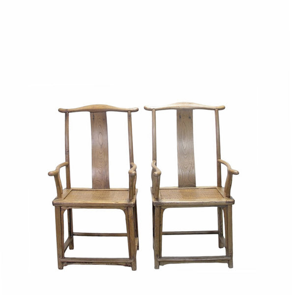 Pair of Vintage Official's Hat Armchairs - Dyag East