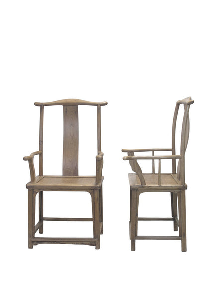 Pair of Vintage Official's Hat Armchairs - Dyag East