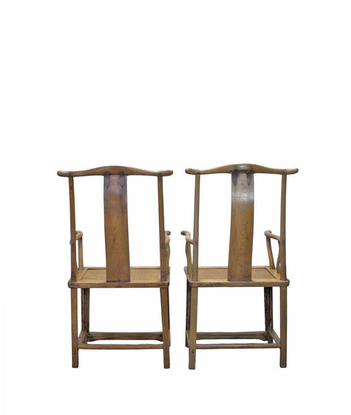 Pair of Vintage Official's Hat Armchairs - Dyag East