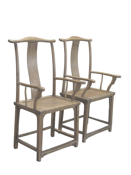 Pair of Vintage Official's Hat Armchairs - Dyag East