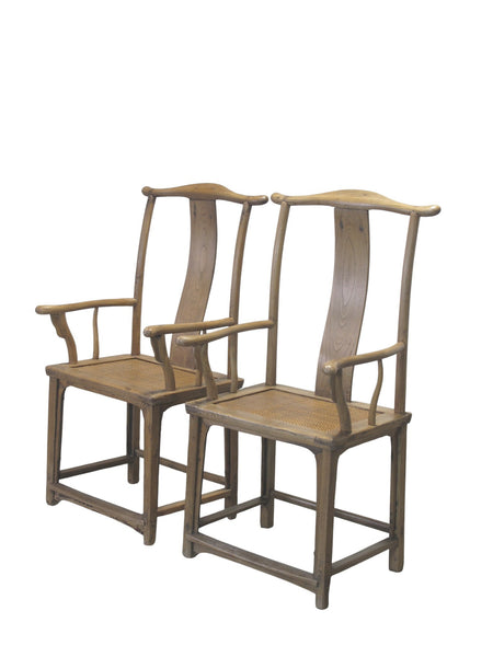 Pair of Vintage Official's Hat Armchairs - Dyag East