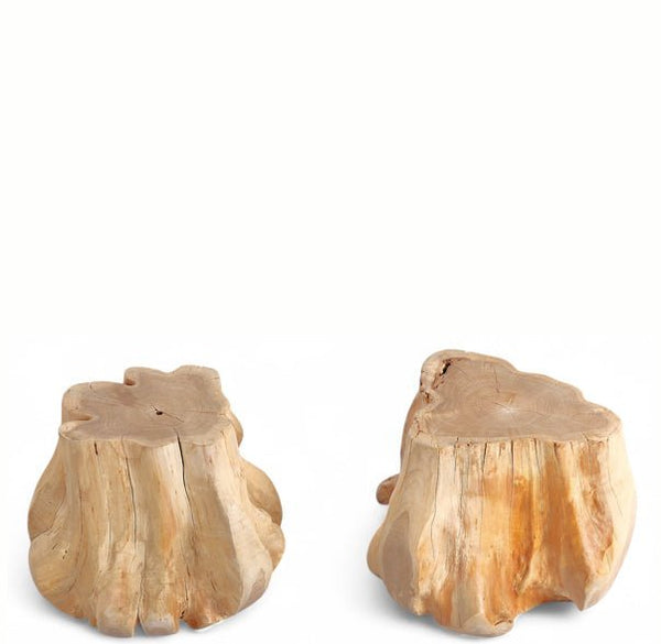 Pair Onion Shape Organic Accent or Side Table 12.1 - Dyag East