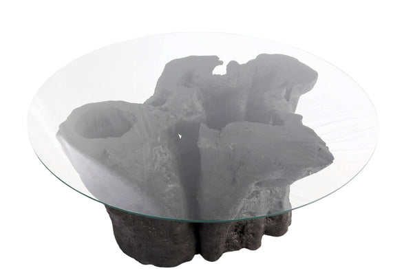 Round 63" Diameter Black Root Dining Table - Dyag East