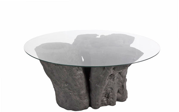 Round 63" Diameter Black Root Dining Table - Dyag East