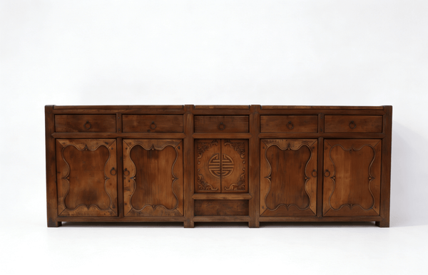 Rustic 17th Century Elm Sideboard - Dyag East