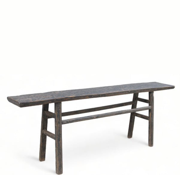 Rustic Black Farmhouse Wood Table - Dyag East