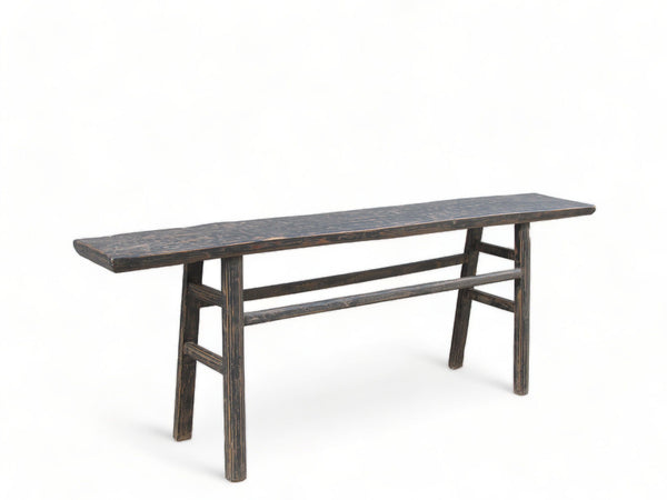 Rustic Black Farmhouse Wood Table - Dyag East