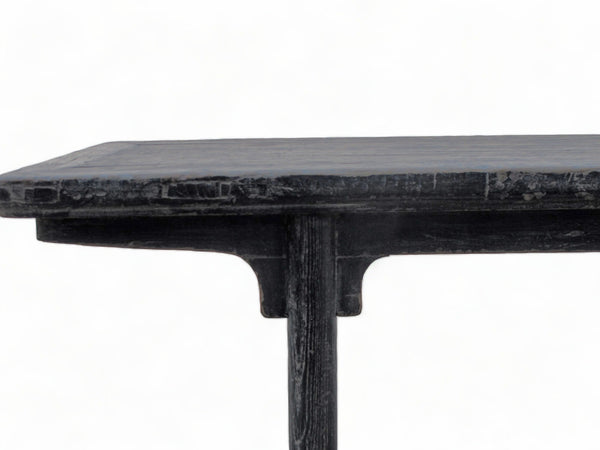 Rustic Black Patina Console Table - Dyag East