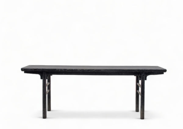 Rustic Black Patina Console Table - Dyag East