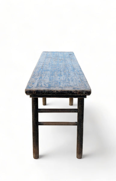 Rustic Black Patina Console Table - Dyag East