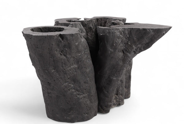 Sculptured Black Root Dining Table Base - Dyag East