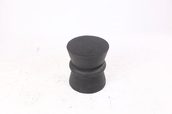 Single Black Hourglass 20” Tall Accent Table - Dyag East