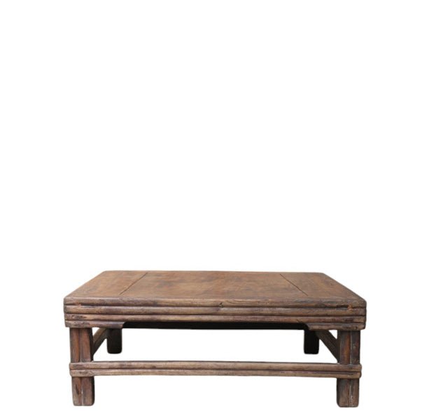 Small 10" Tall Rustic Asian Coffee Table - Dyag East