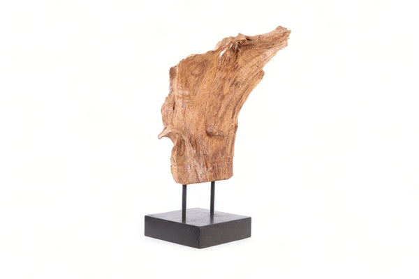 Table Top Organic Teak Sculpture - 34" Inch Tall - Dyag East