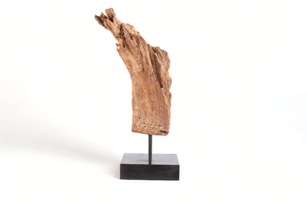 Table Top Organic Teak Sculpture - 34" Inch Tall - Dyag East