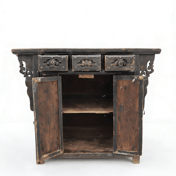 Triple Drawer Elm Coffer - Dyag East