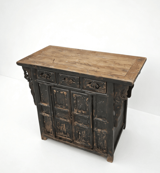 Triple Drawer Elm Coffer - Dyag East