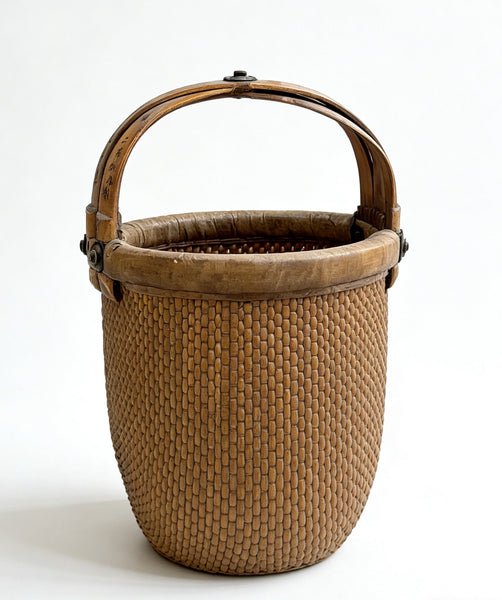 Vintage Bamboo Food Basket - Dyag East