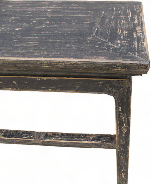 Vintage Black MingQing Console Table - Dyag East