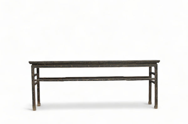 Vintage Black MingQing Console Table - Dyag East