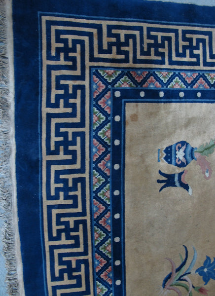 Vintage Chinese Art Deco Rugs: 12'5" x 9'2" - Dyag East