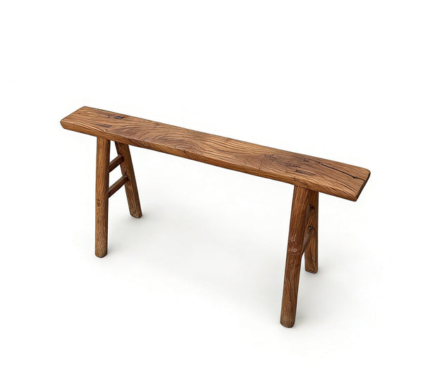 Vintage Chinese Elm 43" Long Bench - Dyag East
