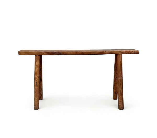 Vintage Chinese Elm 43" Long Bench - Dyag East