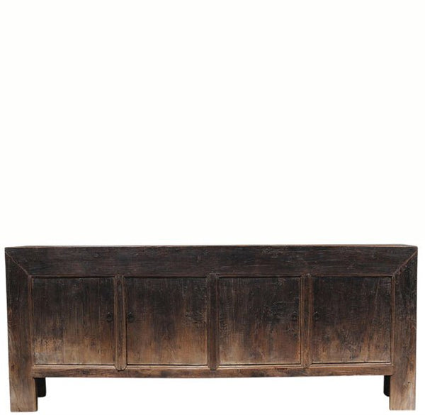 Vintage Distressed Reclaimed Wood Sideboard Cabinet 26 - Dyag East