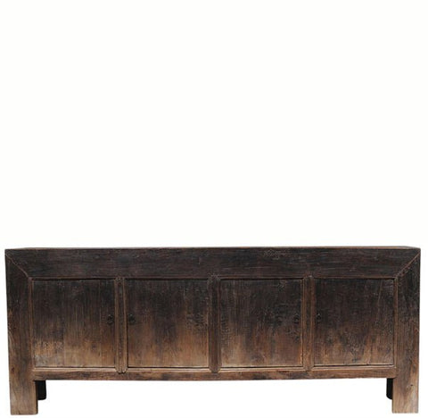 Vintage Distressed Reclaimed Wood Sideboard Cabinet 26 - Dyag East