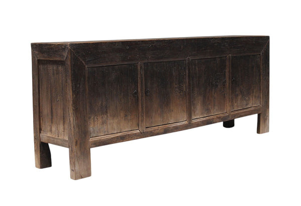 Vintage Distressed Reclaimed Wood Sideboard Cabinet 26 - Dyag East