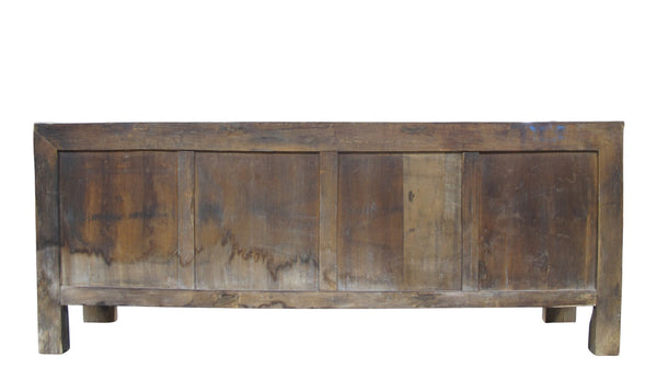 Vintage Distressed Reclaimed Wood Sideboard Cabinet 26 - Dyag East